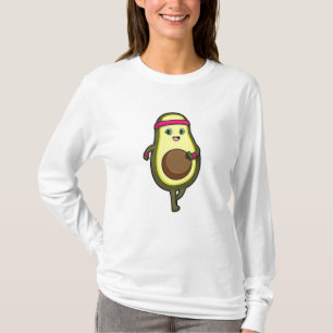 T-shirt Avocado à Jogging avec Headband