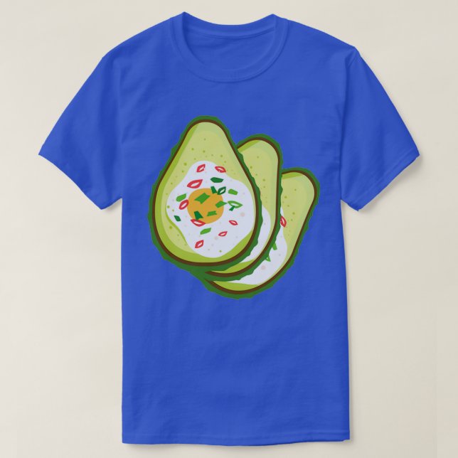 T-shirt Avocado avec oeuf (Design devant)