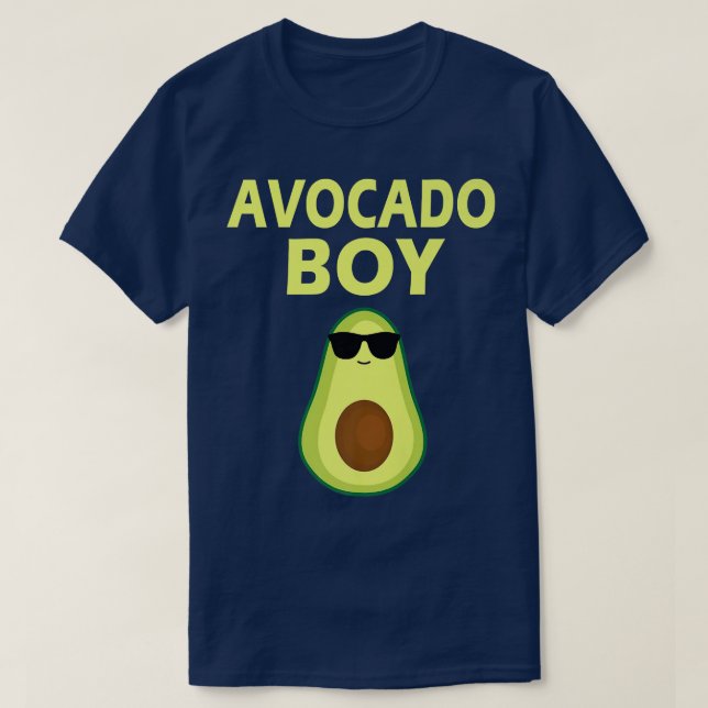 T-shirt Avocado Boy Funny Vegan Dit Pour Les Amateurs D'Av (Design devant)