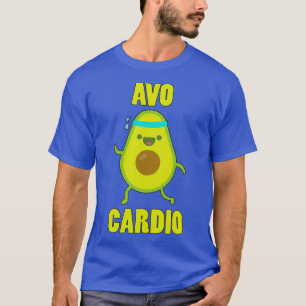 T-shirt Avocado Cardio Gym Sport Formation Idée cadeau 2