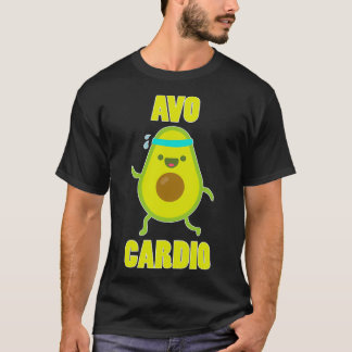 T-shirt Avocado Cardio Gym Sport Formation Idée cadeau 4