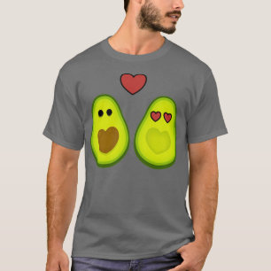 T-shirt Avocado Couples Love Pocket