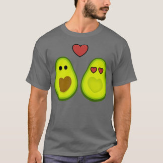 T-shirt Avocado Couples Love Pocket