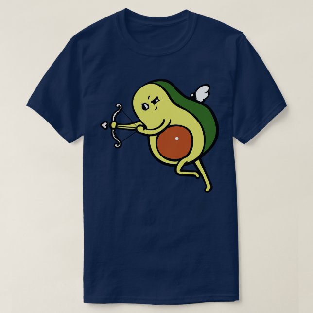 T-shirt Avocado Cupid (Design devant)