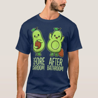T-shirt Avocado De Pooping Cute Pour Hommes Femmes, Vegan,