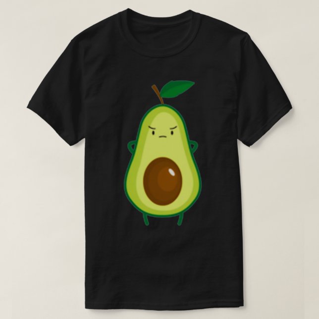 T-shirt Avocado en colère (Design devant)