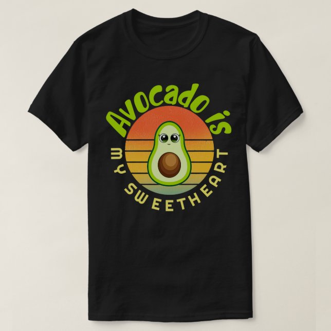 T-shirt Avocado est ma protéine Avocado Gift Vegetaria (Design devant)