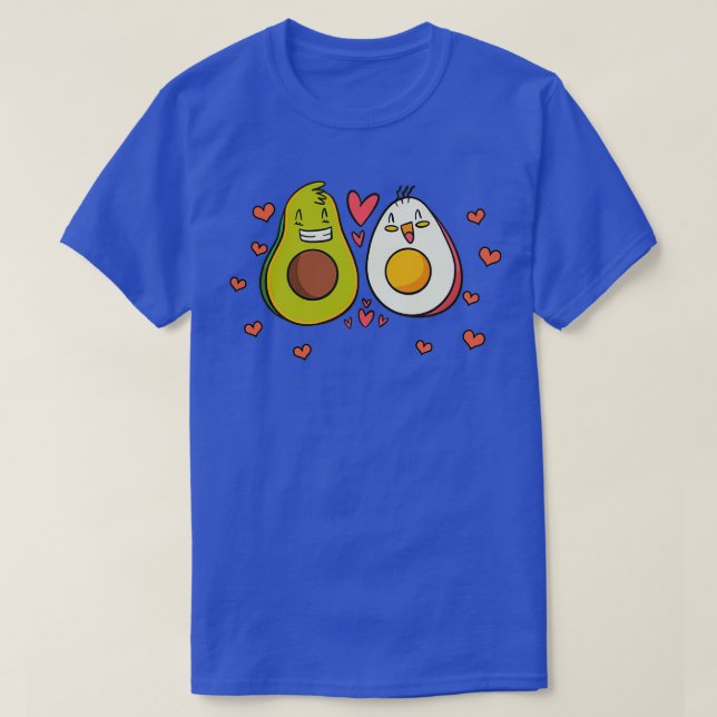T-shirt Avocado est ma Saint Valentin 4 (Design devant)