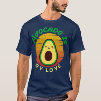 T-shirt Avocado est mon amour Avocado Gift Vegetarian Vege