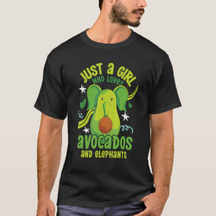 T-shirt Avocado Femmes Afrique Animaux Filles Zoo Eléphant