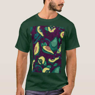 T-shirt Avocado Fruits Fashion Woods Floral