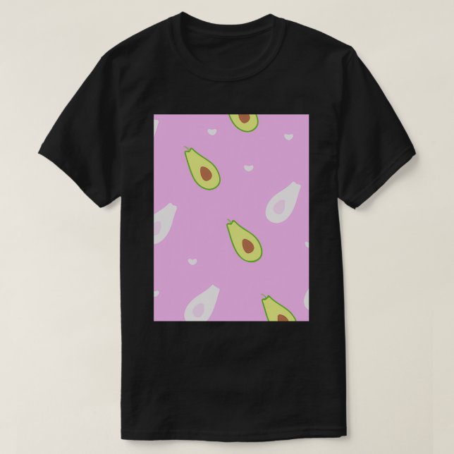 T-shirt Avocado Fruits végétariens (Design devant)