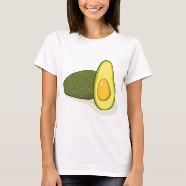 T-shirt Avocado Ladies Basic (Devant)
