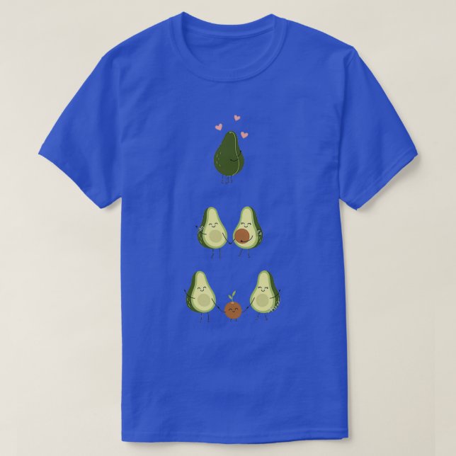 T-shirt avocado love 13 (Design devant)