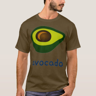 T-shirt Avocado minimaliste mou