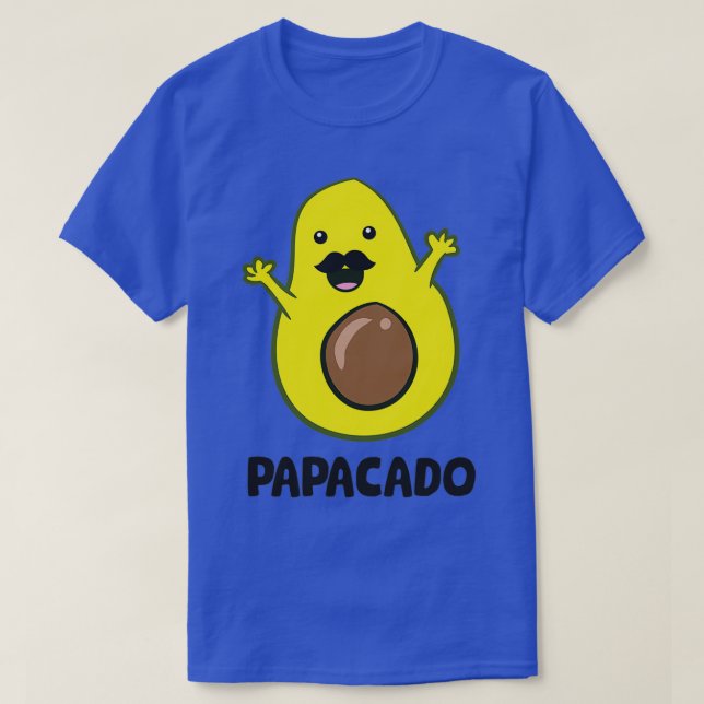 T-shirt Avocado Papa Papacado Guacamole Avocado (Design devant)