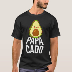 T-shirt Avocado Papa Vegan Guacamole Avocado Papacado
