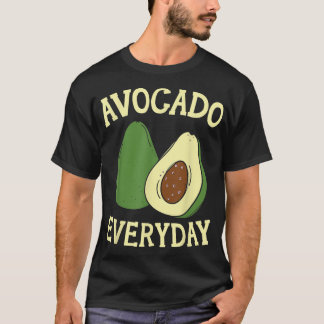 T-shirt Avocado Quotidien Avocat Lover Guac Guacamole Keto