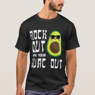 T-shirt Avocado Rock Guac Out entraînement Gym Personal Tr