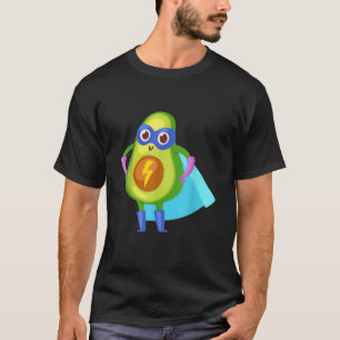 T-shirt Avocado Superfood Superhero Superpower Vilain Gif