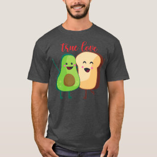 T-shirt Avocado Toast végétalien fruits santé végétarien a