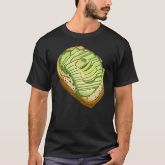 T-shirt Avocado tranché sur toast