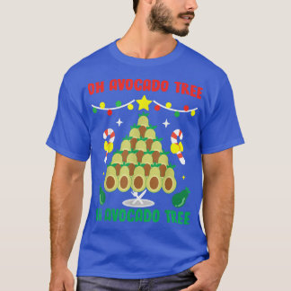 T-shirt Avocado Tree Drôle Nourriture Vegan Cadeau de Noël