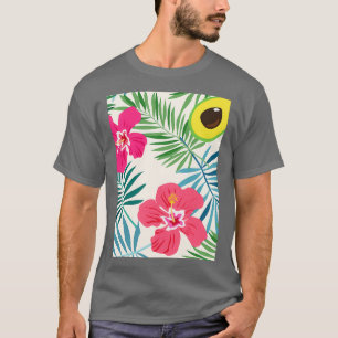 T-shirt Avocado Tropical Delicious élégant sauvage