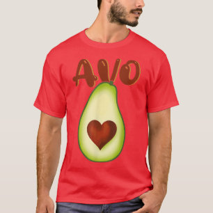 T-shirt Avocado Vegan végétarien pour les couples partenai