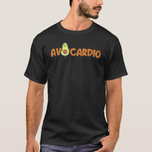 T-shirt Avocardio Avocado Cross Country Runner Jogger Funn