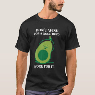 T-shirt Avocardio - Avocado Gym Fitness Cuisine végétarien