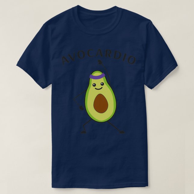 T-shirt Avocardio Fruit Drôle Pour L'Entraînement (Design devant)