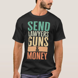 T-shirt Avocat Chemise, Envoyer Avocats Armes Et Argent Vi