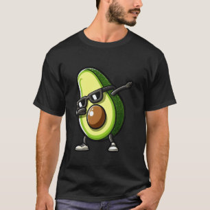 T-shirt Avocat Dabbing Drôle Avocat Dab Vegan Été Fru