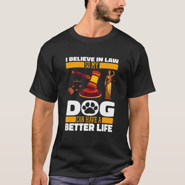 T-shirt Avocat Dog Juriste Avocat Juriste (Devant)