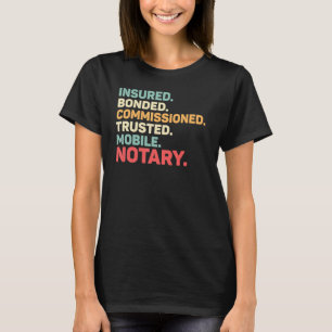 T-shirt Avocat Du Notaire Avocat De La Loi Notaire Signe