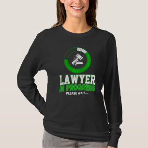 T-shirt Avocat En Cours Veuillez Attendre Avocat Étudiant