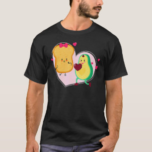 T-shirt Avocat et Toast Mignon Avocat   Nourriture Végétal