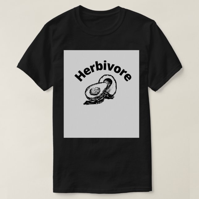T-shirt Avocat herbivore (Design devant)