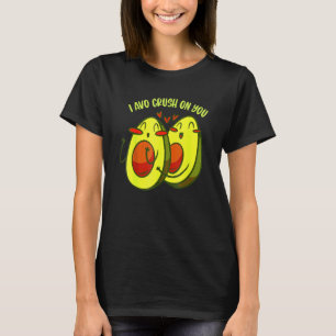 T-shirt Avocat J'ai un coup de cœur pour toi Vegan Drôle C