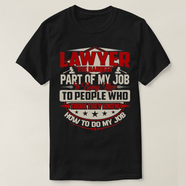 T-SHIRT AVOCAT LE PLUS HARDESTE EST BON (Design devant)