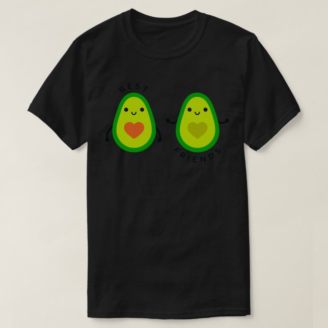 T-shirt avocat meilleurs amis (Design devant)