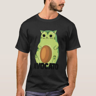 T-shirt Avocato Cat Avocado Food Pun Fruit Vegans Cat
