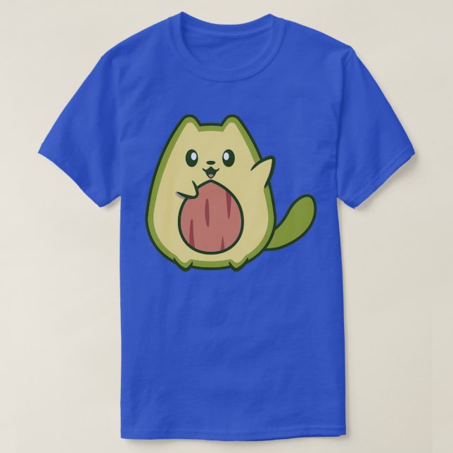 T-shirt Avocatto Cute Avocado Cat 5 (Design devant)