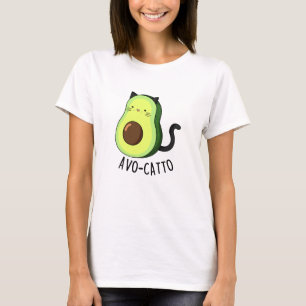 T-shirt Avocatto Drôle Avocado Pun de chat