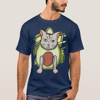 T-shirt Avocatto Drôle Chat en Avocado Costume Chemise Avo
