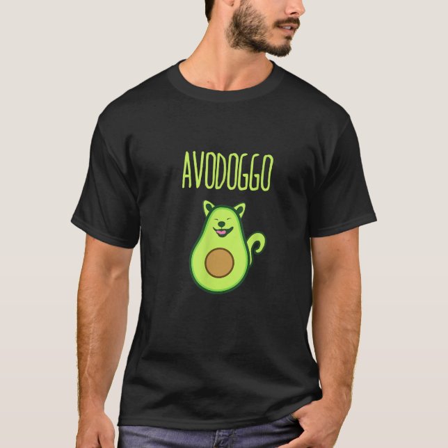 T-shirt Avodoggo Funny Dog Avocado Cinco De Mayo Cute  for (Devant)