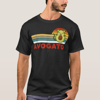 T-shirt Avogato Cute Kawaii Avocado Cat Mashup Cinco De Ma