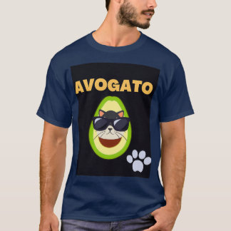 T-shirt Avogato drôle drôle chat