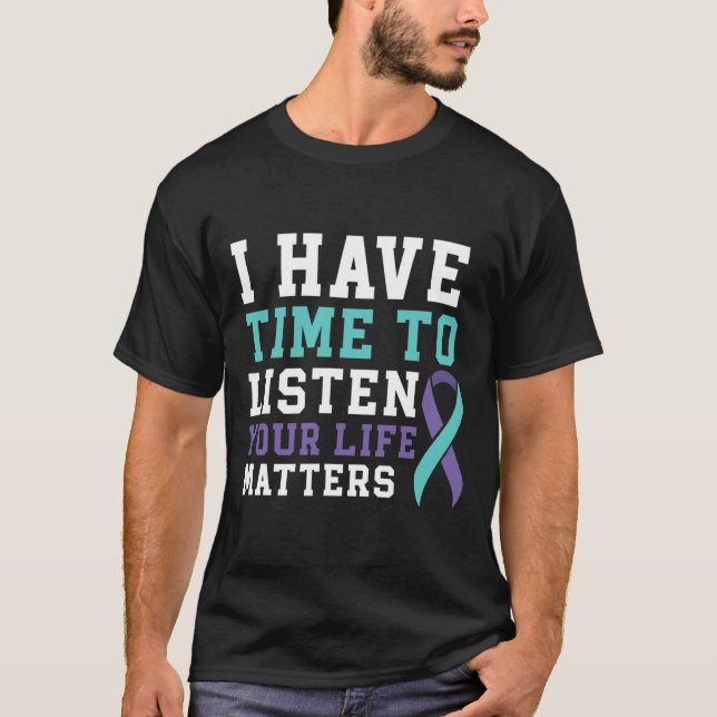 T-shirt Avoir Le Temps D'Écouter Vos Problèmes De Vie Soin (Devant)